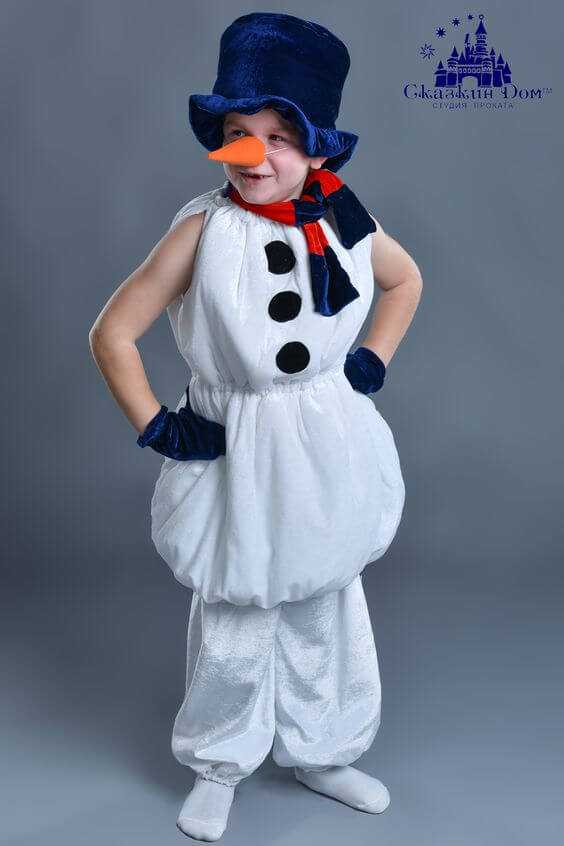 Костюм снеговика своими руками - пошив праздничного наряда от а до я (90 фото + видео)
