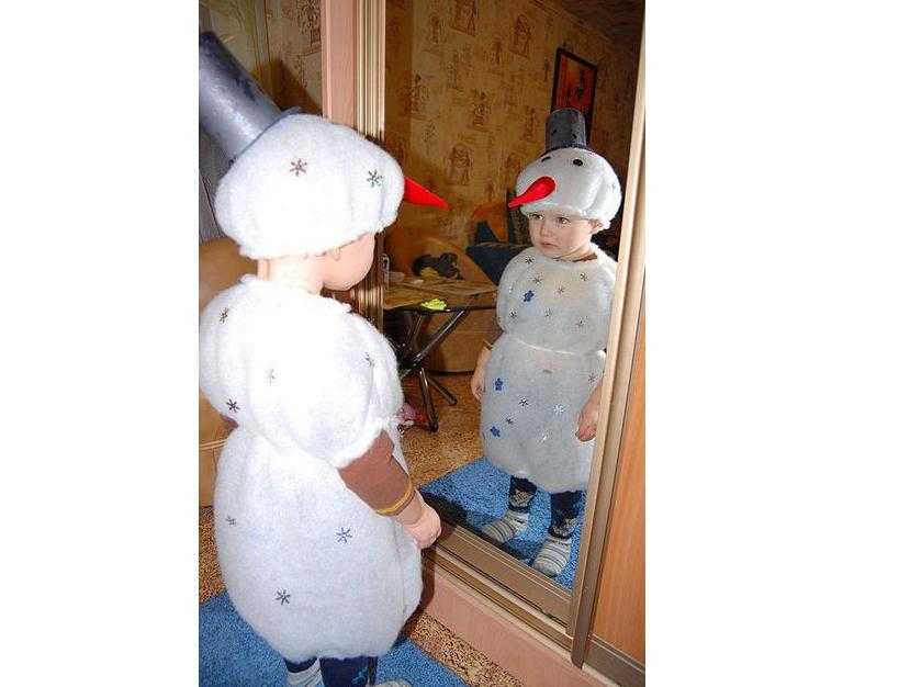 Как сделать костюм снеговика ребенку. мастер-класс с фотографиями