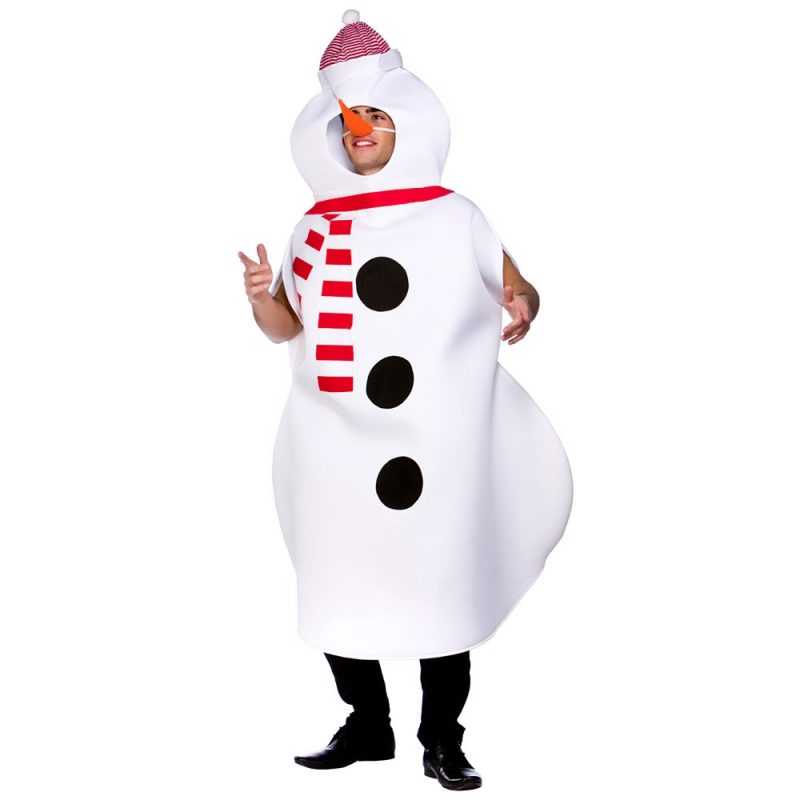 Делаем своими руками новогодний костюм снеговика для мальчика