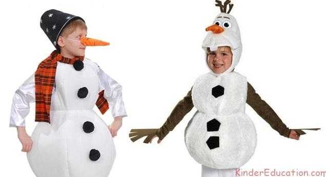 Очаровательный помощник: новогодний костюм снеговика своими руками