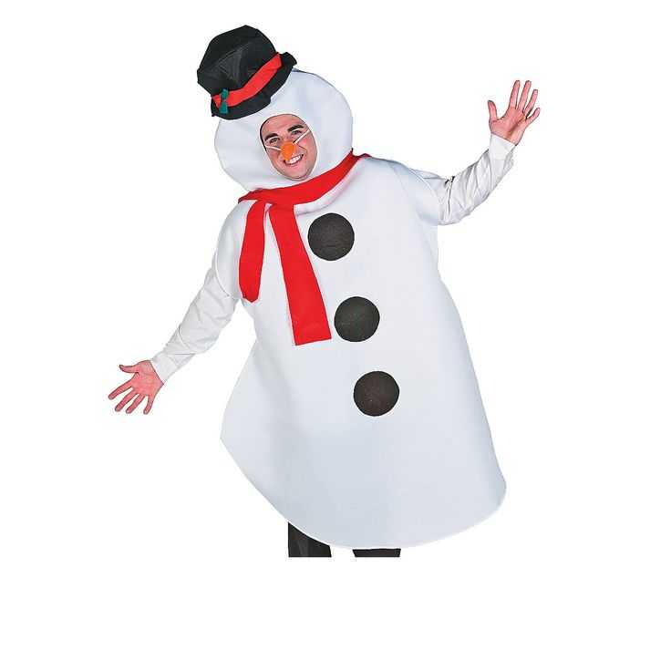 Делаем своими руками новогодний костюм снеговика для мальчика