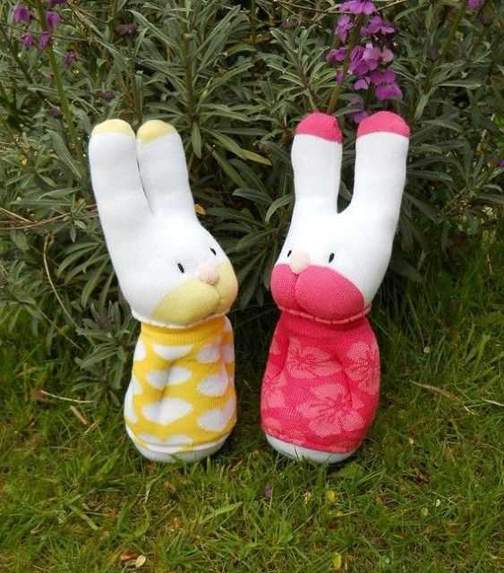 Как сделать зайца из носка, фото, идеи