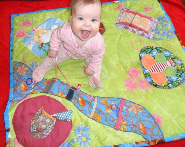 Как сделать развивающий коврик для самых маленьких своими руками