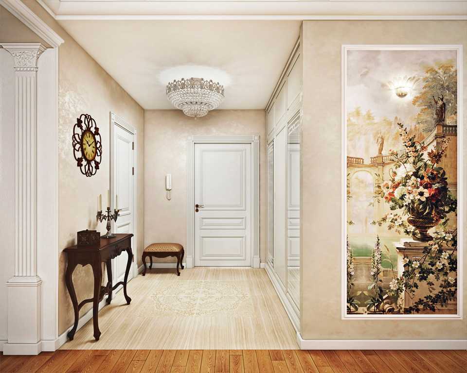 Варианты использования фресок в интерьерах разных комнат