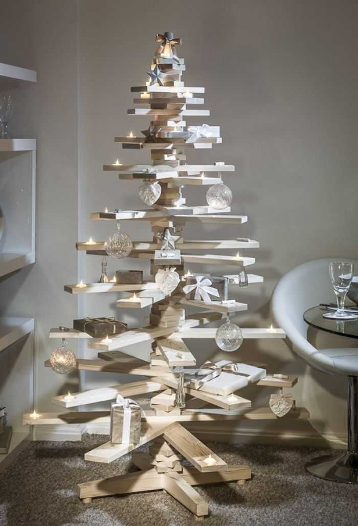 Из чего можно сделать елку на новый год? елка из подручных материалов. креативная елка