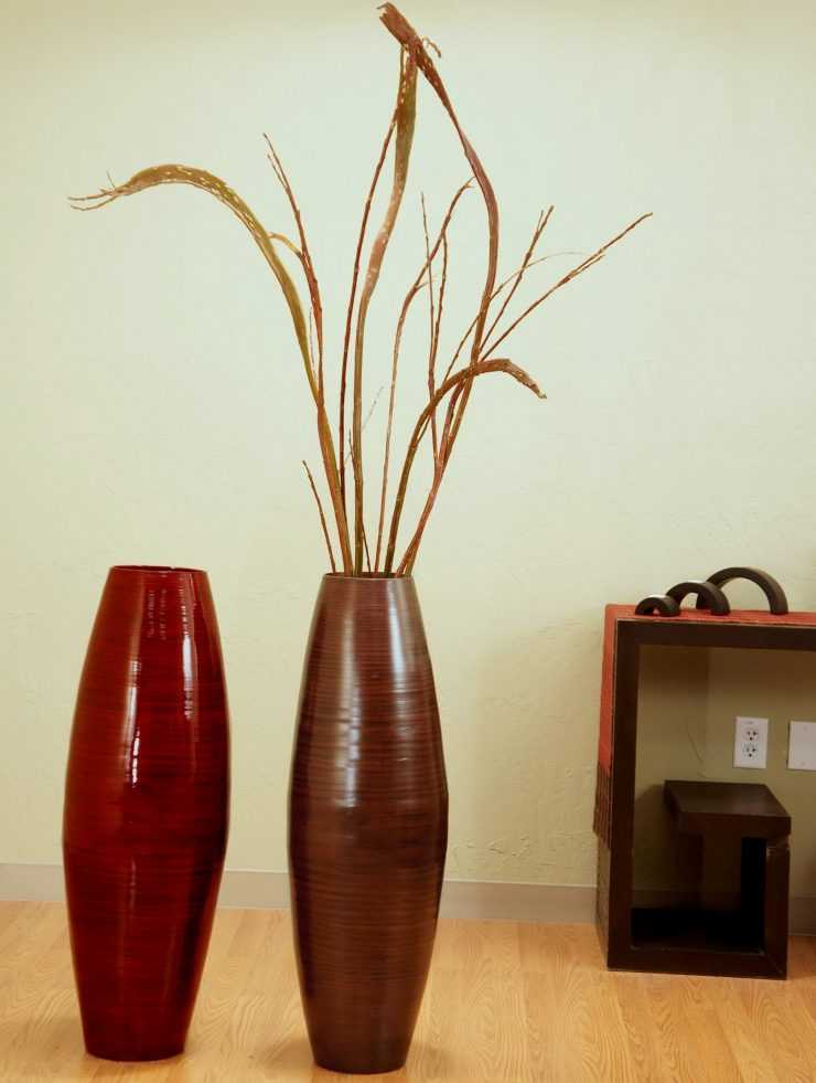 Напольные вазы в интерьере — эффективный и современный декор! (180 фото идей)