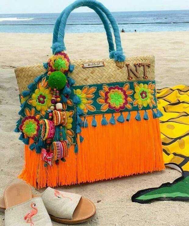 Пляжная сумка своими руками: выкройки и мастер-класс с пошаговым фото