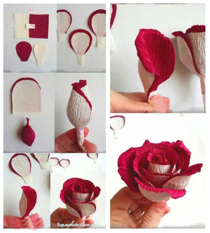 Розы из бумаги с конфетами: пошаговый мастер-класс с фото