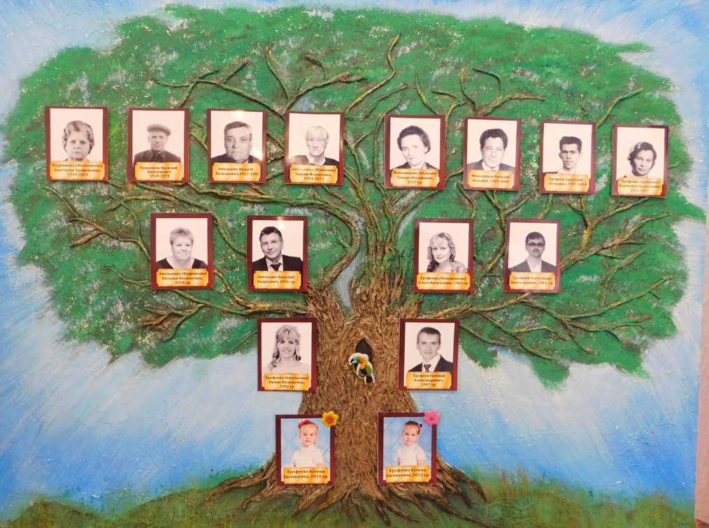 Генеалогическое древо семьи своими руками для детского сада примеры с фото