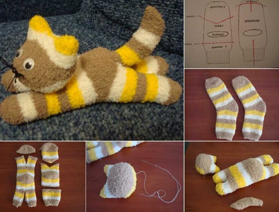 Поделки из носков поэтапно своими руками: 140 фото, урок пошива поделок и игрушек из носков (пошаговая инструкция)