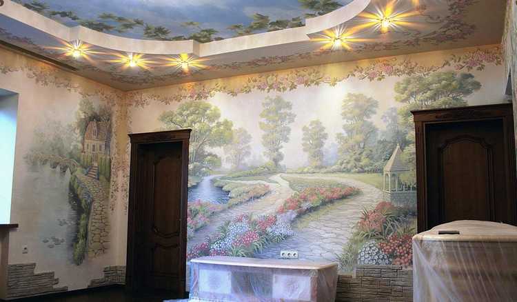 Красивые фрески на стену в интерьере кухни, спальни и зала: пионы, природа, 3д