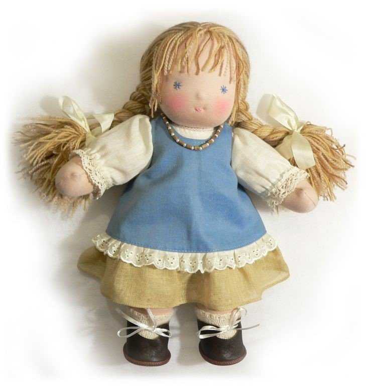 Он-лайн по пошиву текстильной куклы (вальдорфская технология)