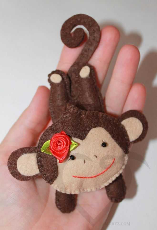 Игрушка обезьяна своими руками. как сделать обезьянку из разных материалов