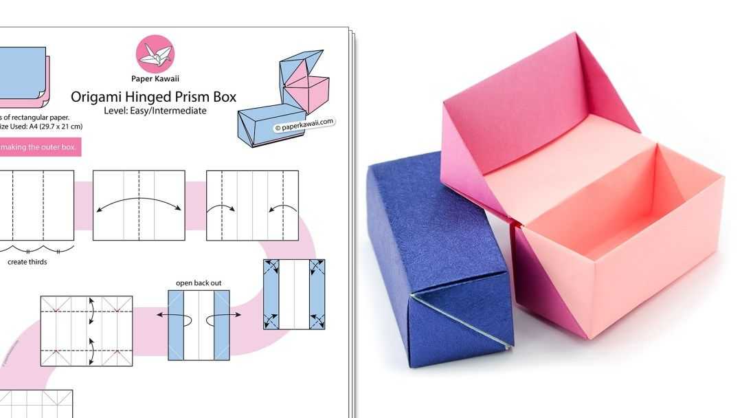 Как сделать своими руками коробку из картона и бумаги для подарков и вещей: схемы, шаблоны и фото