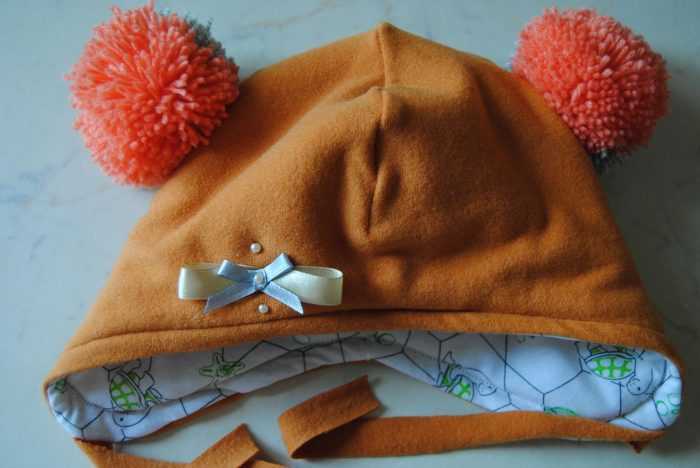 Как вшить флисовый подклад в вязаную шапку. как сшить подкладку для готовой шапки