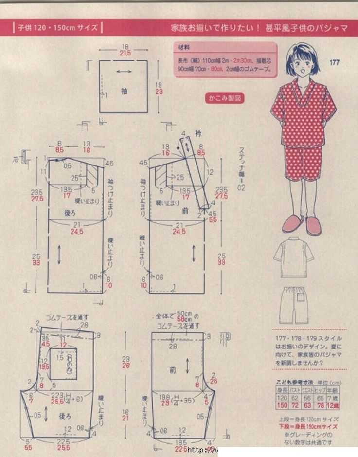 Выкройка для пижамы: как сшить женскую своими руками для начинающих