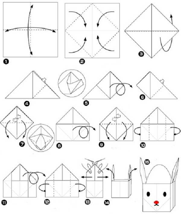 Как сделать зайца из бумаги. пошаговые инструкции + 300 фото