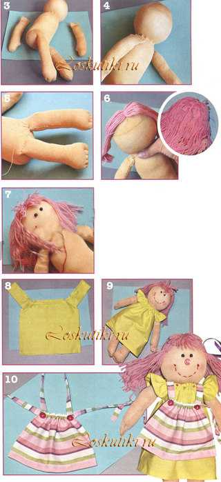 Как сделать куклу из носка своими руками в домашних условиях: пошаговая инструкция