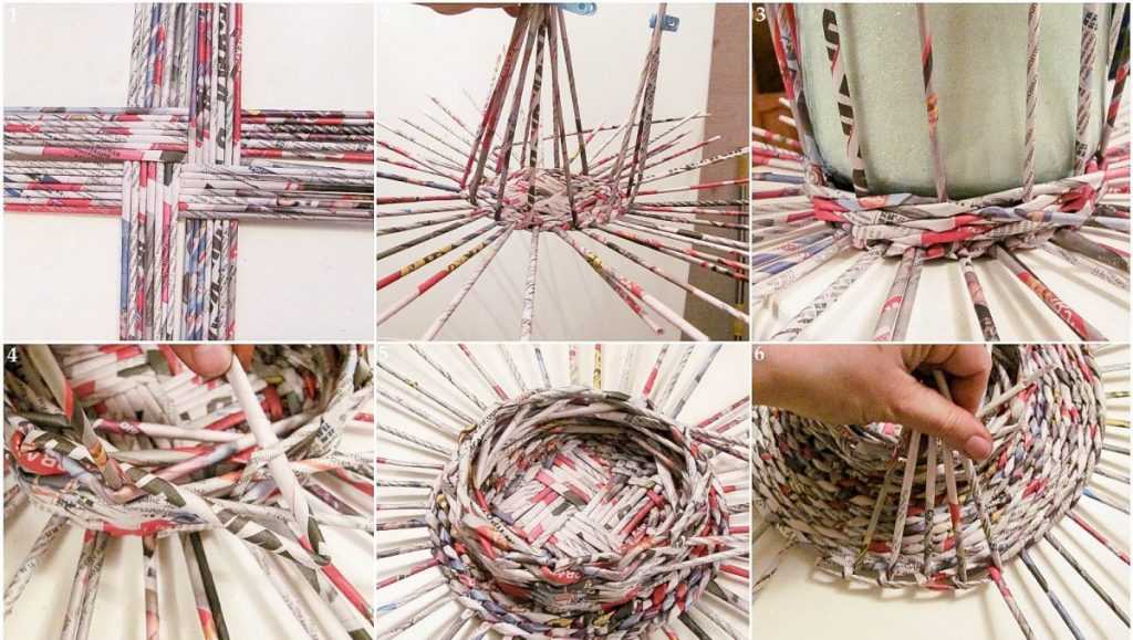 Плетение из газетных трубочек: техники плетения и пошаговая инструкция, советы начинающим (135 фото)