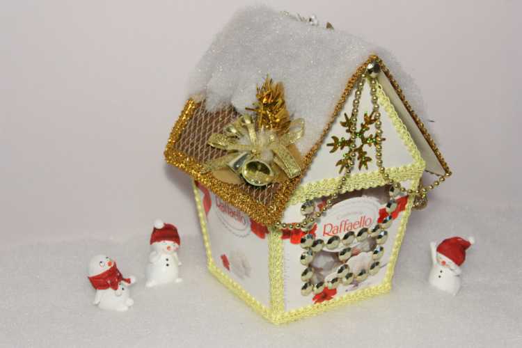 Рождественский домик из конфет – мастер-класс – мастер-класс для начинающих и профессионалов — сибирский процвет