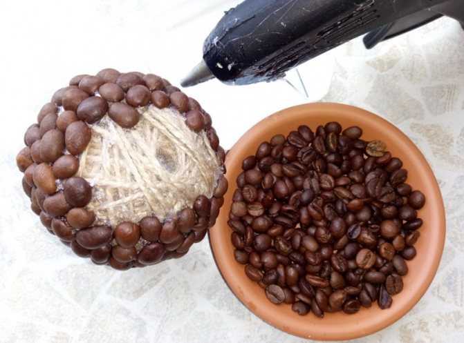 Кофейный топиарий: мастер-класс, как сделать кофейное дерево 💐