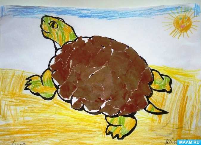 Как сделать черепаху с ребенком – лучшие простые поделки