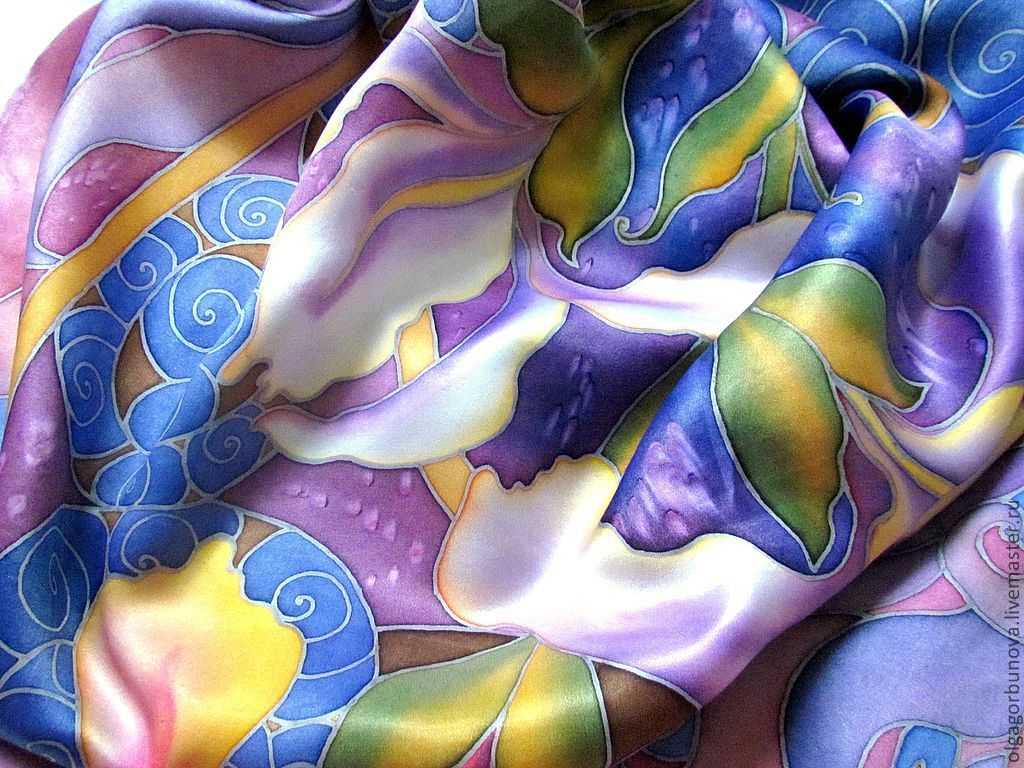 Техники росписи по ткани: горячий, холодный и узелковый батик