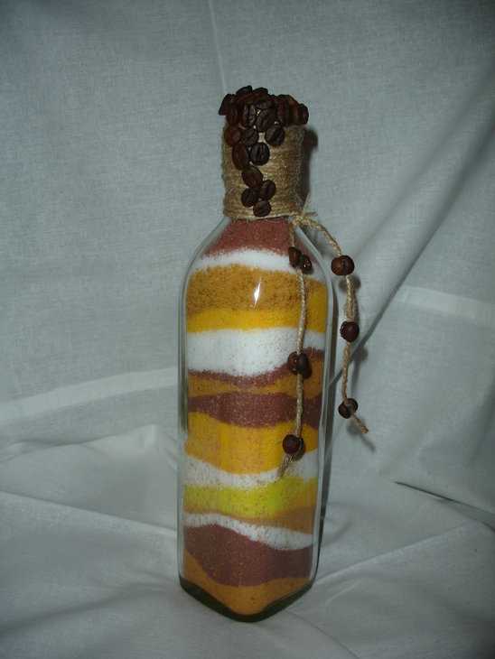 Декоративная бутылка с солью