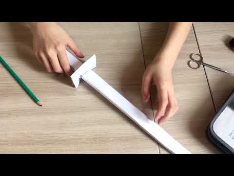 Как сделать из бумаги меч своими руками – пошаговые видео мастер-классы