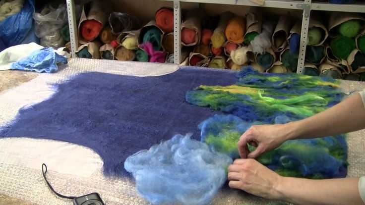 Картина из шерсти для начинающих в технике мокрого валяния с фото