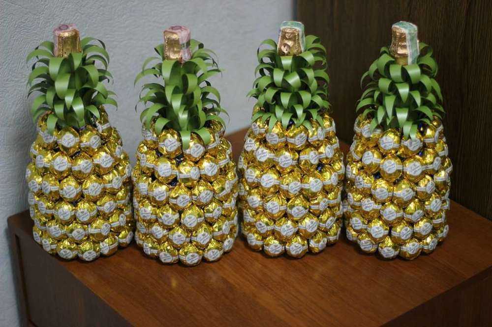 Как сделать ананас - материалы, описание процесса. ананас из пластиковой бутылки, ложек, гофрированной бумаги цветной бумаги. фото лучших поделок для вдохновения