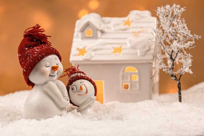 Красивая открытка "новый год": снеговик. 100 лучших идеи с фото