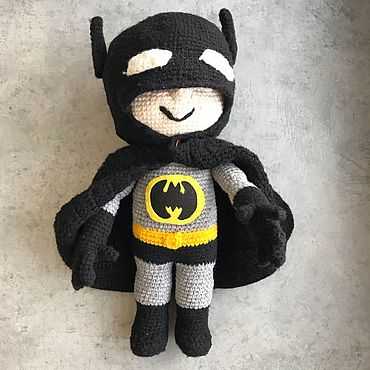 Игровая текстильная кукла бэтмен