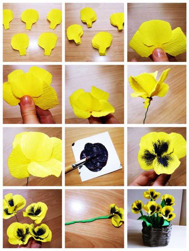 Идеи как сделать объемные цветы из бумаги: мастер-класс изготовления бумажных цветов своими руками (95 фото)