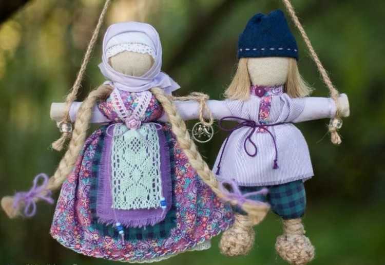 Обережные куклы-неразлучники. описание, значение у древних славян, мастер-класс по изготовлению