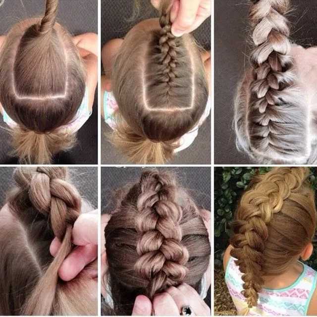 Прическа из косичек, простые и красивые косы для детей и взрослых