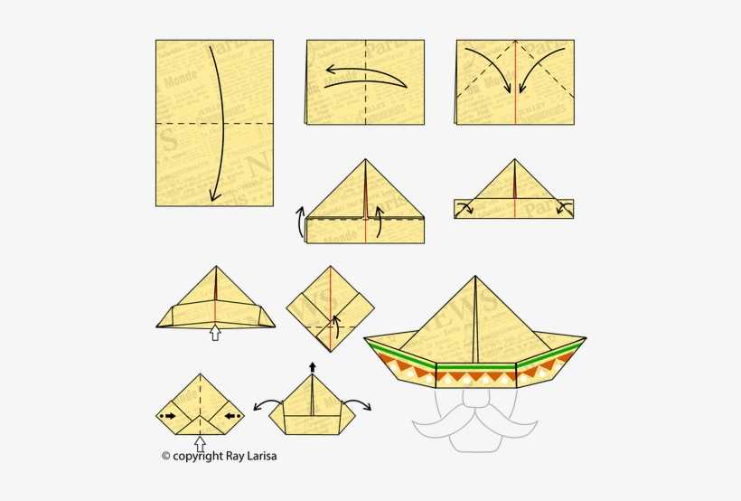 Пиратская треуголка своими руками – из ткани и бумаги