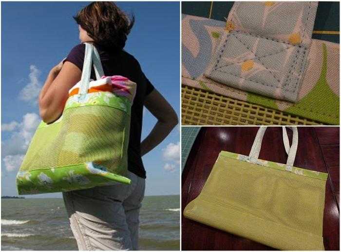 Как сшить пляжную сумку своими руками из ткани - выкройки