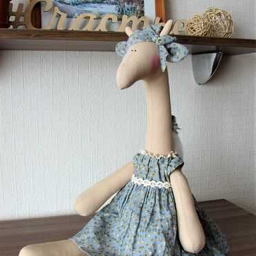 Кукла тильда-жираф