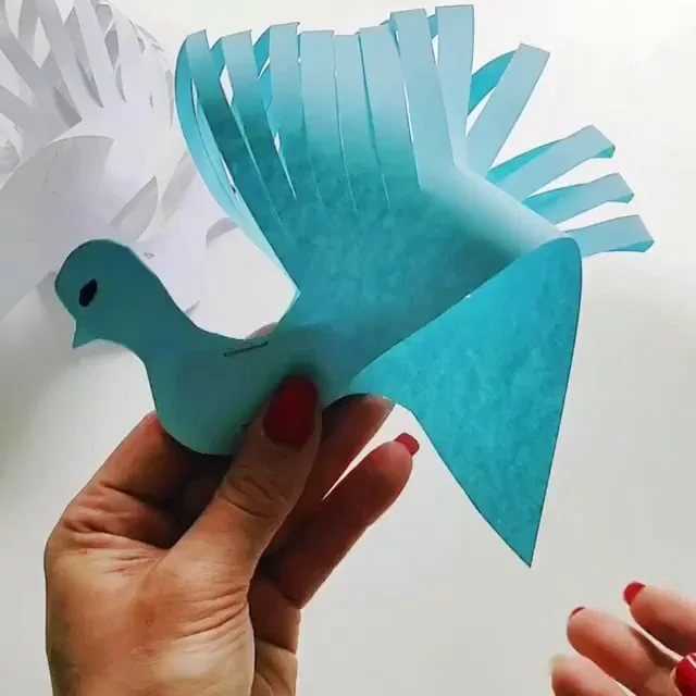 Голубь мира своими руками из бумаги к 9 мая: шаблон, схема оригами для детей. делаем сами с детьми голубя мира на день победы | жл