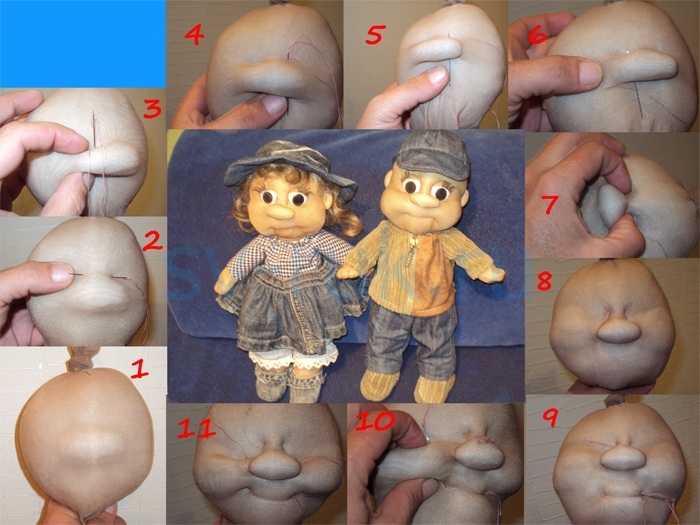 Как сделать интерьерную куклу своими руками