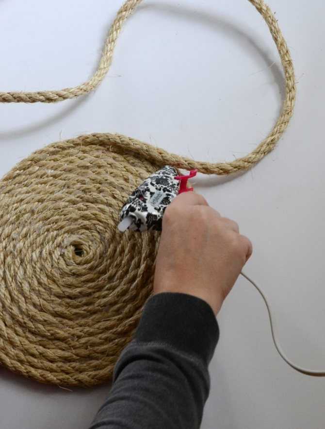 Шкатулки из джута вязаные крючком: создаём коврики своими руками