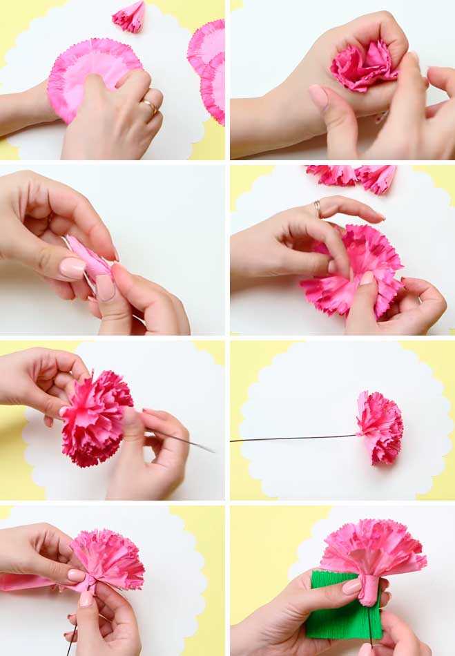 Цветы из салфеток своими руками. пошаговые инструкции + 400 фото