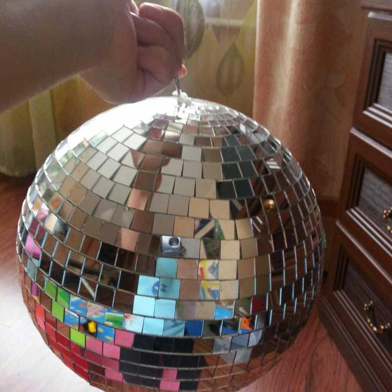 Как сделать зеркальный диско-шар своими руками