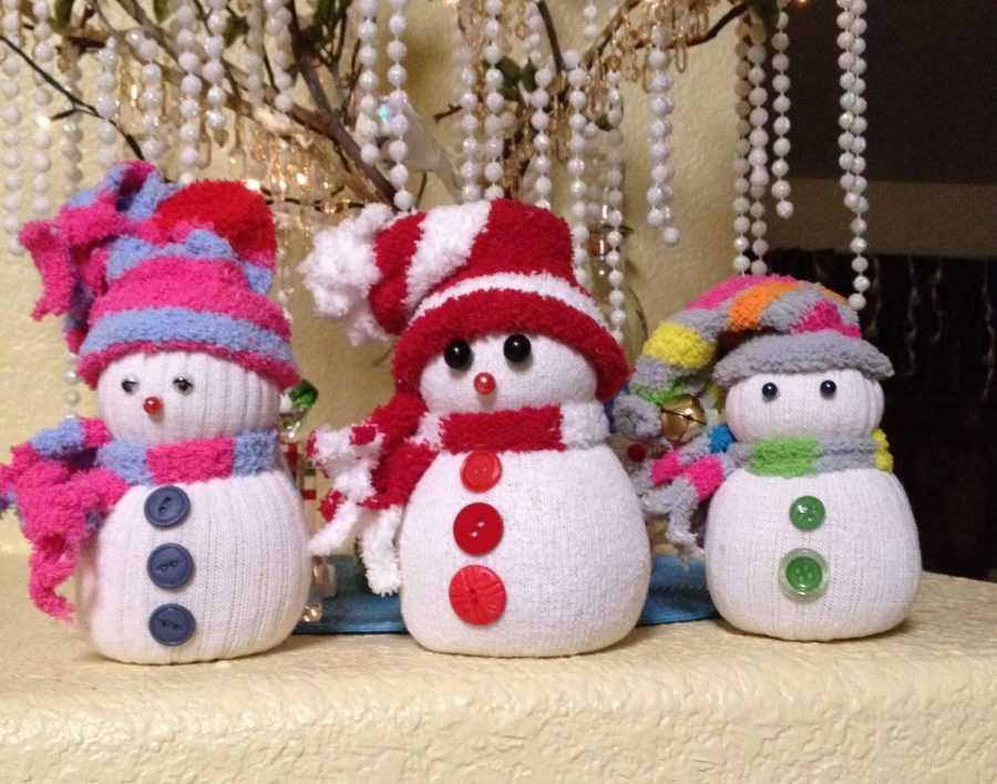 Новогодние снеговики своими руками: лучшие идеи и мастер-классы с фото