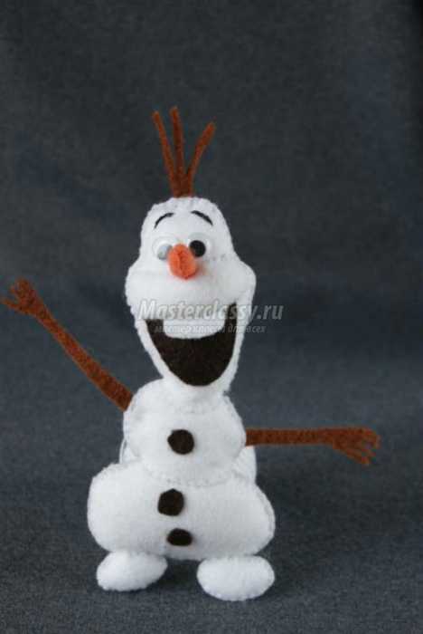 Снеговичок из фетра своими руками с выкройками. мастер-класс: нос-морковка для снеговика. елочные игрушки из фетра