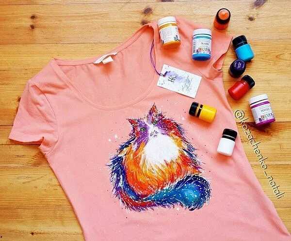 Советы по росписи одежды акриловыми красками