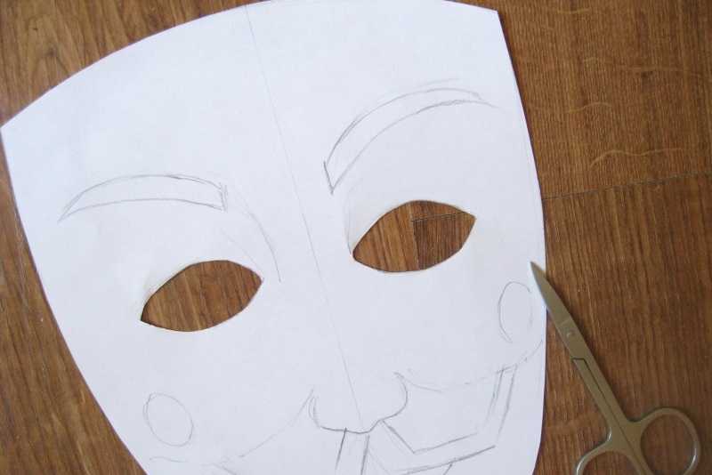 Как сделать маску из бумаги: крутые идеи с шаблонами, чертежами, пошаговой инструкцией
