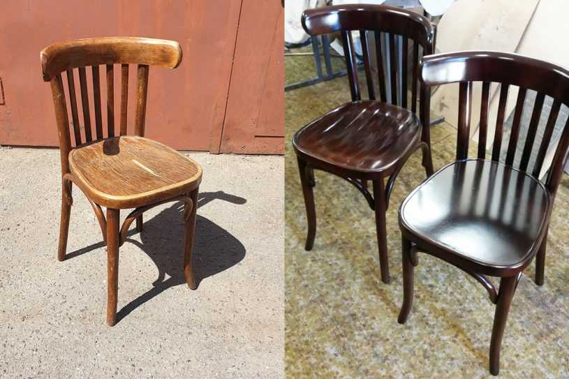 Реставрация стульев, выбор материалов, инструменты, работа пошагово