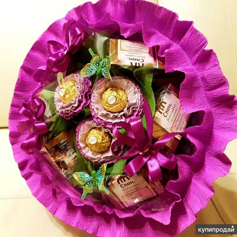 Поделки из конфет - лучшие варианты украшений и игрушек из конфет и шоколада (80 фото)